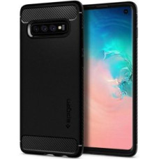 Spigen Aizmugurējais vāciņš Spigen  Spigen Rugged Armor Samsung G973 S10 czarny/black matte 605CS25800