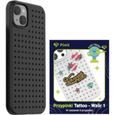 Palit Aizmugurējais vāciņš Palit  Zestaw Etui Pinit Dynamic + Tattoo Pin iPhone 14 / 15 / 13 6.1