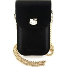 Hello Kitty Aizmugurējais vāciņš Hello Kitty  Hello Kitty Leather Metal Logo Chain bag - black