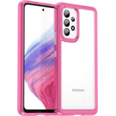 Hurtel Aizmugurējais vāciņš Hurtel - Outer Space Case for Samsung Galaxy A53 5G cover with a flexible frame pink