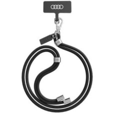 Audi Aizmugurējais vāciņš Audi  Audi uniwersalna smycz do telefonu 120cm 6mm crossbody czarny/black AU-CBL6-R8/D1-BK