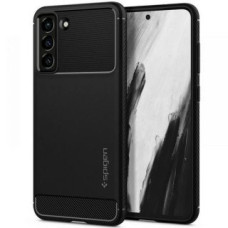 Spigen Aizmugurējais vāciņš Spigen  Spigen Rugged Armor Samsung G990 S21 FE czarny/black matte ACS03049