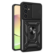 Hurtel Aizmugurējais vāciņš Hurtel  Hybrid Armor Camshield case for Samsung M54 with camera cover - black