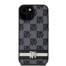 Dkny Aizmugurējais vāciņš DKNY  DKNY DKHCS24LPCPTSSK S24 Ultra S928 czarny/black hardcase Leather Checkered Mono Pattern&Printed Stripes