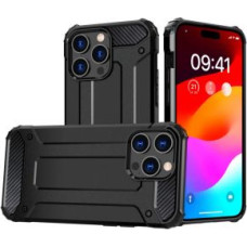 Hurtel Aizmugurējais vāciņš Hurtel  iPhone 15 Pro Max Hybrid Armor case - black