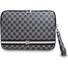 Dkny Aizmugurējais vāciņš DKNY - DKNY PU Leather Checkered Pattern and Stripe Laptop Sleeve 13/14