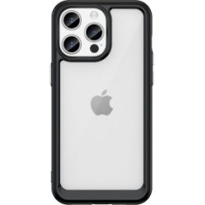 Hurtel Aizmugurējais vāciņš Hurtel  iPhone 15 Pro Max Outer Space Reinforced Case with Flexible Frame - Black