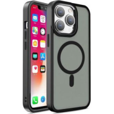 Hurtel Aizmugurējais vāciņš Hurtel  Armored magnetic iPhone 14 Plus MagSafe Color Matte Case - black