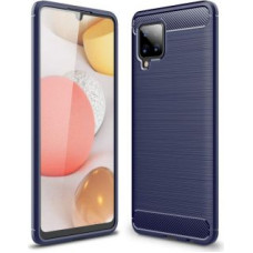 Hurtel Aizmugurējais vāciņš Hurtel  Carbon Case Flexible Cover TPU Case for Samsung Galaxy A42 5G blue