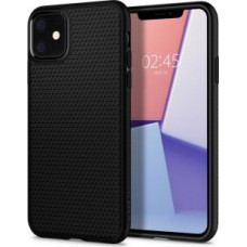 Spigen Aizmugurējais vāciņš Spigen  Spigen Liquid Air iPhone 11 czarny black 076CS27184