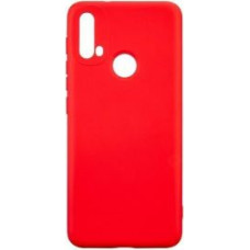 Beline Aizmugurējais vāciņš Beline  Beline Etui Silicone Motorola Moto E20 czerwone /red