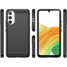 Hurtel Aizmugurējais vāciņš Hurtel  Carbon Case case for Samsung Galaxy A04e flexible silicone carbon cover black