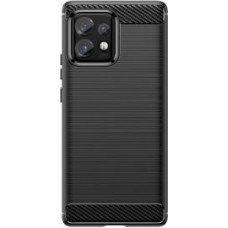 Hurtel Aizmugurējais vāciņš Hurtel  Carbon Case silicone case for Motorola Edge 40 Pro - black