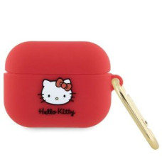 Hello Kitty Aizmugurējais vāciņš Hello Kitty  Hello Kitty HKAP3DKHSF Airpods Pro cover fuksja/fuschia Silicone 3D Kitty Head