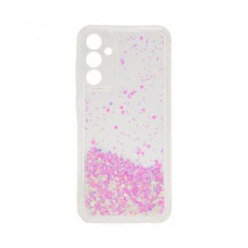 Ilike Aizmugurējais vāciņš iLike Samsung Galaxy A55 Silicone Case Water Glitter Light Pink