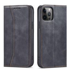 Hurtel Aizmugurējais vāciņš Hurtel  Magnet Fancy Case Case for iPhone 12 Pro Max Pouch Wallet Card Holder Black