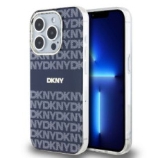 Dkny Aizmugurējais vāciņš DKNY - DKNY PC/TPU Repeat Pattern Tonal Stripe Magsafe Case for iPhone 15 Pro Max Blue