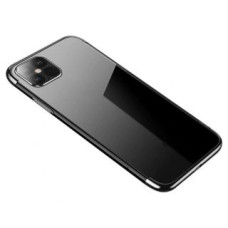 Hurtel Aizmugurējais vāciņš Hurtel  Clear Color Case Gel TPU Electroplating frame Cover for Xiaomi Mi 11 black