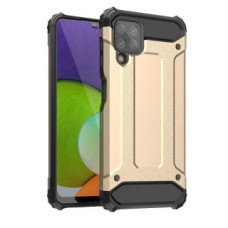 Hurtel Aizmugurējais vāciņš Hurtel  Hybrid Armor Case Tough Rugged Cover for Samsung Galaxy A22 4G golden