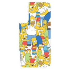 Samsung Aizmugurējais vāciņš Samsung  Panel Samsung GP-TOU021HOWYW do etui Frame Cover do Galaxy S22 Simpsons Mix biały/white