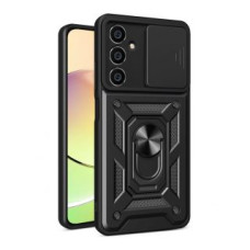 Hurtel Aizmugurējais vāciņš Hurtel  Hybrid Armor Camshield case for Samsung S23 FE with camera cover - black