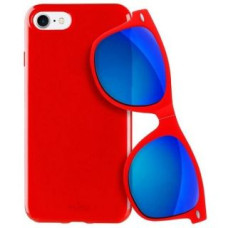 Puro Aizmugurējais vāciņš Puro  Puro Sunny Kit etui iPhone 7/8 + okulary SE 2020 / SE 2022 czerwony/red IPC747SUNNYKIT1RED