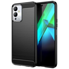 Hurtel Aizmugurējais vāciņš Hurtel  Carbon Case case for Infinix Note 12i flexible silicone carbon cover black