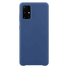 Hurtel Aizmugurējais vāciņš Hurtel  Silicone Case Soft Flexible Rubber Cover for Samsung Galaxy S21 Ultra 5G dark blue