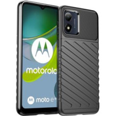 Hurtel Aizmugurējais vāciņš Hurtel  Thunder Case Motorola Moto E13 Silicone Armored Cover Black