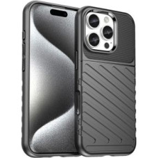 Hurtel Aizmugurējais vāciņš Hurtel  Thunder Case for iPhone 16 Pro Silicone Case - Black