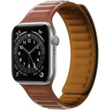 Hurtel Aizmugurējais vāciņš Hurtel  Magnetic Strap Watch Strap 6/5/4/3/2 / SE (40mm / 38mm) Magnetic Band Bracelet Bracelet Brown