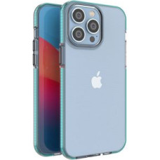 Hurtel Aizmugurējais vāciņš Hurtel  Spring Case for iPhone 14 Pro Max silicone cover with frame light blue