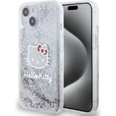 Hello Kitty Aizmugurējais vāciņš Hello Kitty - Hello Kitty Liquid Glitter Electroplating Head Logo Case for iPhone 12/12 Pro Transparent