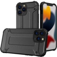 Hurtel Aizmugurējais vāciņš Hurtel - Hybrid Armor Case Tough Rugged Cover for iPhone 13 Pro Max black