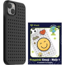 Palit Aizmugurējais vāciņš Palit  Zestaw Etui Pinit Dynamic + Emoji Pin iPhone 14 Plus / 15 Plus 6.7