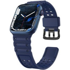 Hurtel Aizmugurējais vāciņš Hurtel  Strap Triple Protection Apple Watch SE strap, 9, 8, 7, 6, 5, 4, 3, 2, 1 (41, 40, 38 mm) band bracelet navy blue