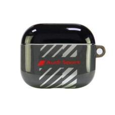 Audi Aizmugurējais vāciņš Audi  Audi IML Sport AirPods 3 cover czarny/ black AUS-IMLAP3-RSQ/D1-BK