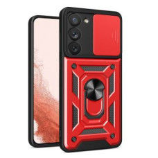 Hurtel Aizmugurējais vāciņš Hurtel  Hybrid Armor Camshield case for Samsung Galaxy S23+ armored cover with camera cover red