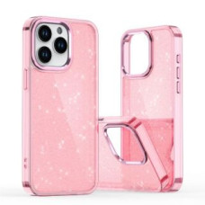 Hurtel Aizmugurējais vāciņš Hurtel - Glitter Case for iPhone 16 Pro Max - pink with glitter