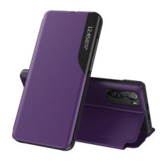 Hurtel Aizmugurējais vāciņš Hurtel  Eco Leather View Case Elegant Flip Cover Case with Stand Function Xiaomi Redmi K40 Pro + / K40 Pro / K40 / Poco F3 Purple