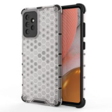 Hurtel Aizmugurējais vāciņš Hurtel  Honeycomb Case armor cover with TPU Bumper for Samsung Galaxy A72 4G transparent