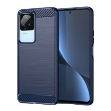 Hurtel Aizmugurējais vāciņš Hurtel  Carbon Case for Xiaomi Poco F4 5G flexible silicone carbon cover blue