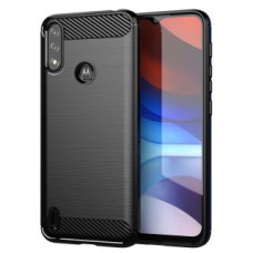 Hurtel Aizmugurējais vāciņš Hurtel  Carbon Case Flexible Cover Sleeve Motorola Moto E7i Power black