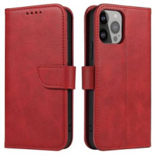 Hurtel Aizmugurējais vāciņš Hurtel  Wallet Case with Stand for iPhone 15 Pro Magnet Case - Red