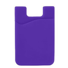 Hurtel Aizmugurējais vāciņš Hurtel  Self-adhesive card case for the back of the phone - purple