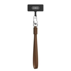 Audi Aizmugurējais vāciņš Audi  Audi uniwersalna smycz do telefonu 28cm 10mm Leather brązowy/brown AU-HSLSL-GT/D1-BN