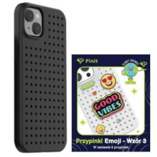 Palit Aizmugurējais vāciņš Palit  Zestaw Etui Pinit Dynamic + Emoji Pin iPhone 14 Plus / 15 Plus 6.7