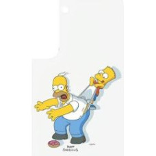 Samsung Aizmugurējais vāciņš Samsung  Panel Samsung GP-TOU021HOXYW do etui Frame Cover do Galaxy S22 Simpsons Homer biały/white