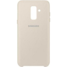 Samsung Aizmugurējais vāciņš Samsung  Etui Samsung EF-PA605CF A6 Plus 2018 A605 złoty/gold Dual Layer Cover