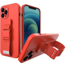 Hurtel Aizmugurējais vāciņš Hurtel  Rope Case Silicone Lanyard Cover Purse Lanyard Strap For Samsung Galaxy A23 Red